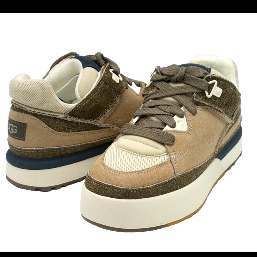 UGG Cream and Tan Casual Sneakers